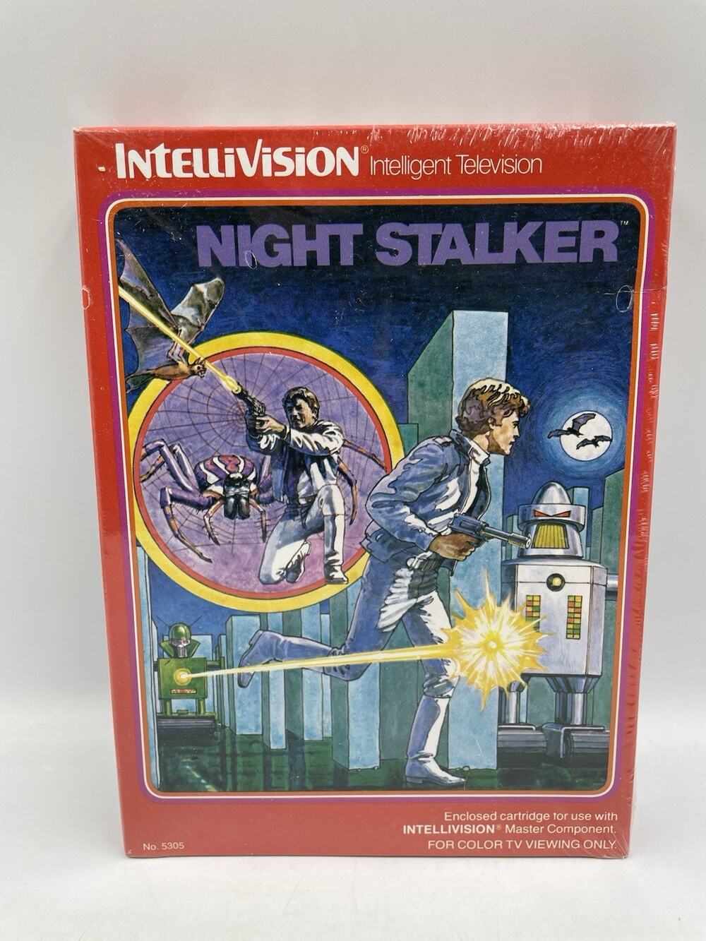 Night Stalker By Mattel Electronics Intellivision Cartridge FACTORY Sealed